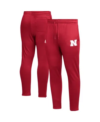Men's adidas Scarlet Nebraska Huskers Aeroready Tapered Pants