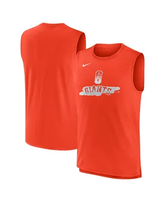 Men's Nike Orange San Francisco Giants City Connect Muscle Tank Top