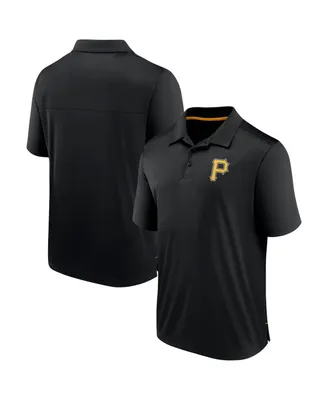 Men's Fanatics Black Pittsburgh Pirates Polo Shirt