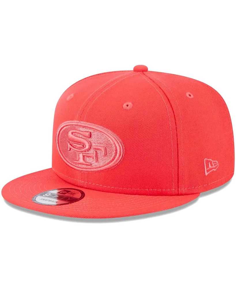 Men's New Era Scarlet San Francisco 49ers Basic 9FIFTY Adjustable Snapback  Hat