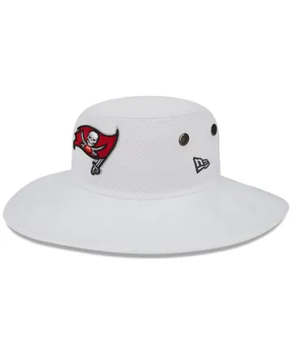 Men's New Era White Tampa Bay Buccaneers 2023 Nfl Training Camp Panama Bucket Hat