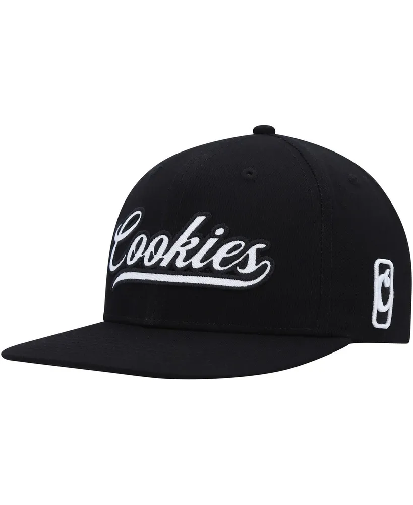 Men's Cookies Black Pack Talk Snapback Hat
