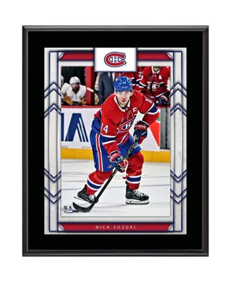 Nick Suzuki Montreal Canadiens 10.5" x 13" Sublimated Player Plaque