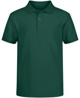 Nautica Little Boys Uniform Stretch Double Pique Polo