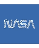 La Pop Art Boys Word Long Sleeve T-shirt - Worm Nasa