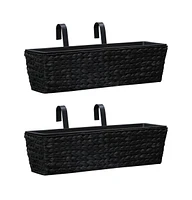 vidaXL Planters 2 pcs Water Hyacinth