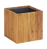 vidaXL Garden Raised Bed Pot 13.2"x13.2"x13.2" Solid Acacia Wood