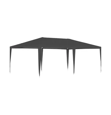 vidaXL Professional Party Tent 13.1'x19.7' Anthracite 0.3 oz/ft²