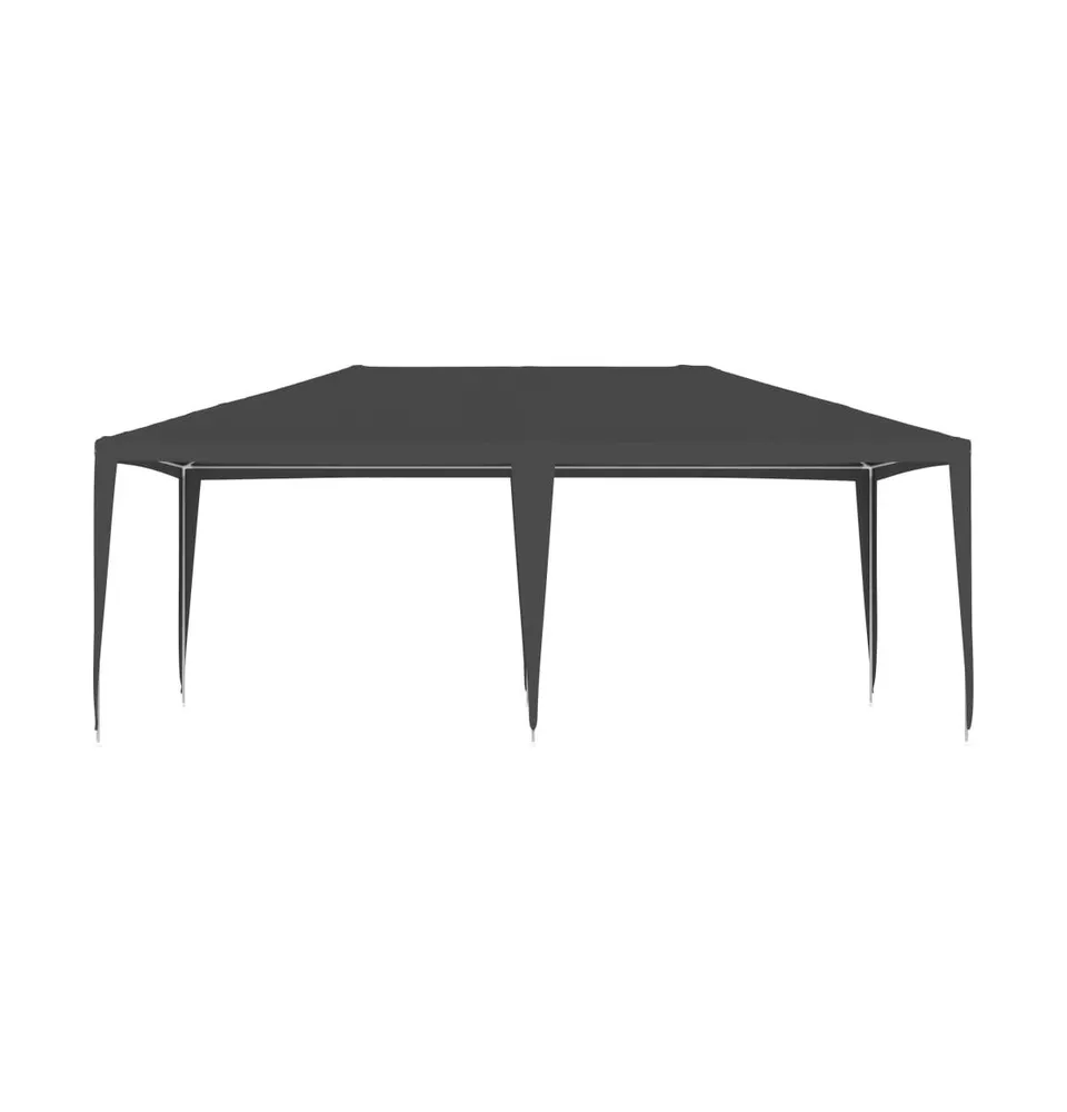 vidaXL Professional Party Tent 13.1'x19.7' Anthracite 0.3 oz/ft²