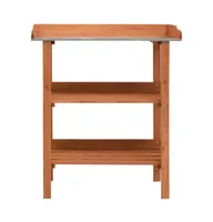 vidaXL Plant Stand 29.9"x14.6"x35" Firwood