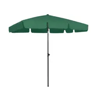 vidaXL Beach Umbrella Green 78.7"x49.2"