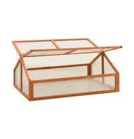 vidaXL Greenhouse 47.2"x31.5"x19.7" Firwood