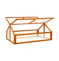 vidaXL Greenhouse 44.8"x31.4"x19.6" Firwood