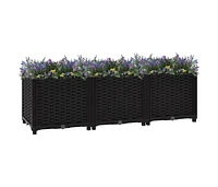 vidaXL Raised Bed 47.2"x15.7"x15" Polypropylene