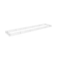 vidaXL Gabion Raised Bed Galvanized Steel 196.9"x39.4"x7.9"