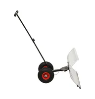 vidaXL Manual Snow Shovel with Wheels