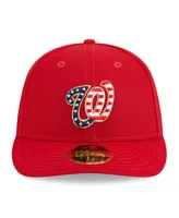 Men's New Era Red Washington Nationals 2023 Fourth of July Low Profile 59FIFTY Fitted Hat