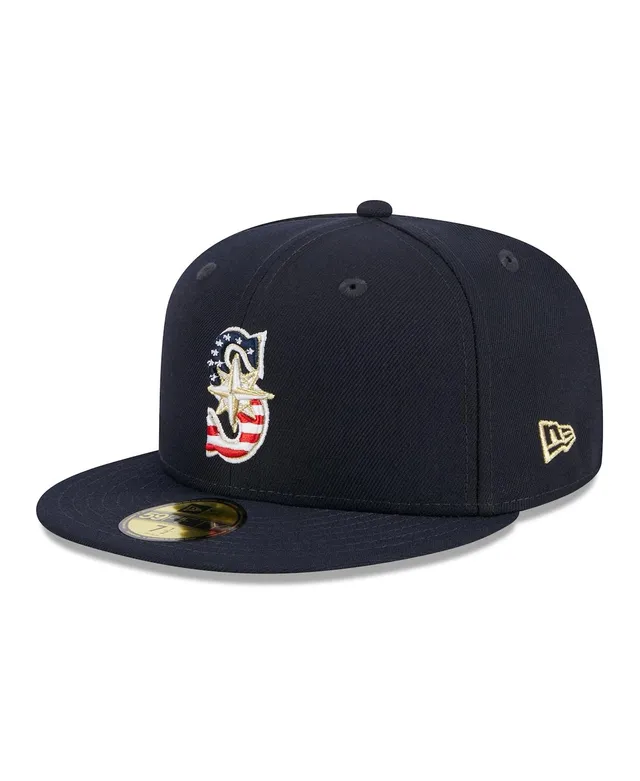 Independence Day Navy 9TWENTY Adjustable Seattle Mariners Hat
