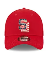 Men's New Era Red San Diego Padres 2023 Fourth of July 39THIRTY Flex Fit Hat