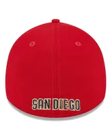 Men's New Era Red San Diego Padres 2023 Fourth of July 39THIRTY Flex Fit Hat