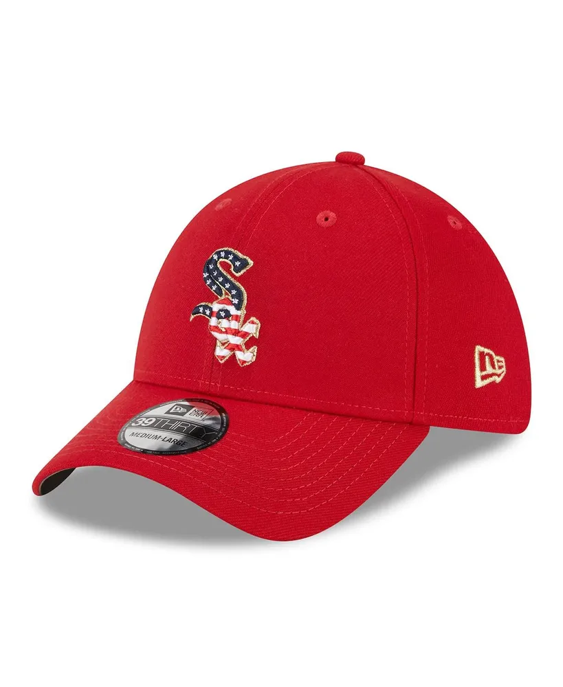 Men's New Era Red Chicago White Sox 2023 Fourth of July 39THIRTY Flex Fit Hat