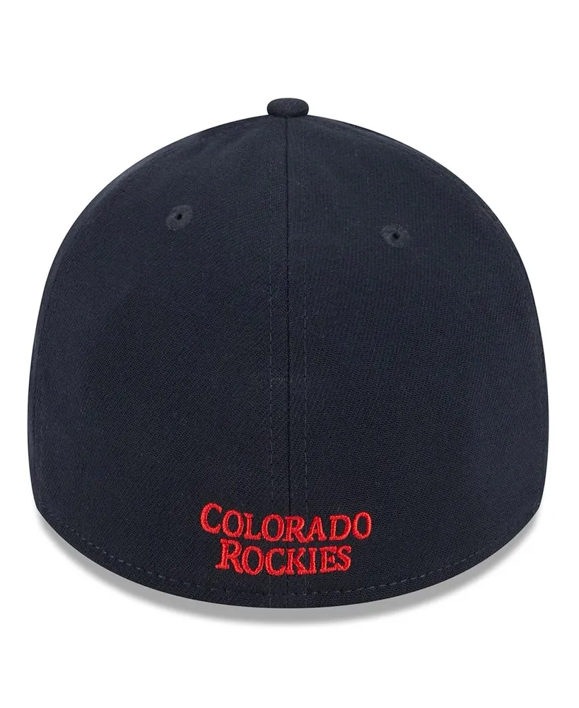Men's New Era Navy Colorado Rockies 2023 Fourth of July 39THIRTY Flex Fit Hat