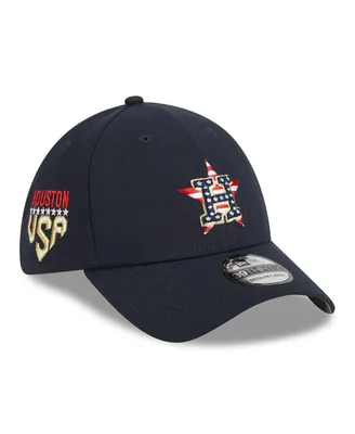 Men's New Era Navy Houston Astros 2023 Fourth of July 39THIRTY Flex Fit Hat