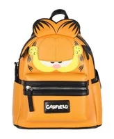 Garfield Nickelodeon Classic Comic Character Face Zippered Mini Backpack Bag