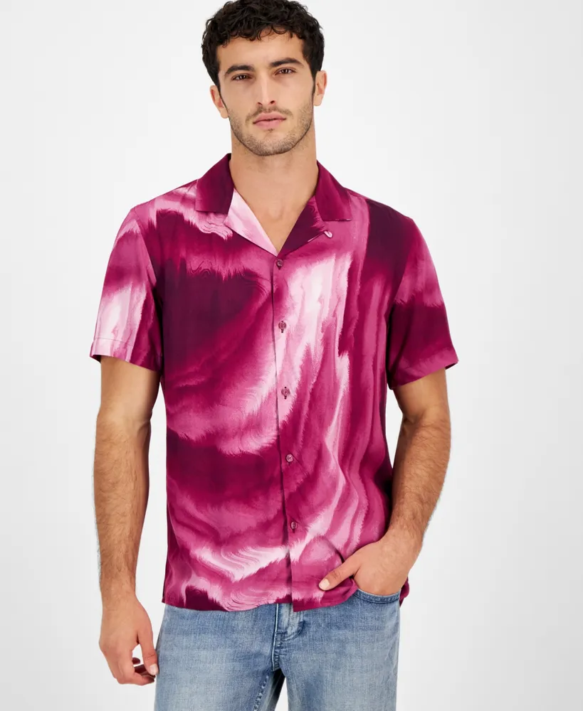 I.n.c. International Concepts Men's Smoke Stream Short Sleeve