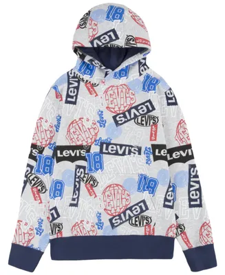 Levi's Big Boys All Levi's Printed Pullover Hoodie