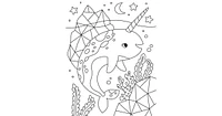 Kaleidoscope- Too Cute Coloring by Editors of Silver Dolphin Books