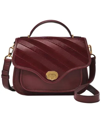 Fossil Heritage Leather Top Handle Bag