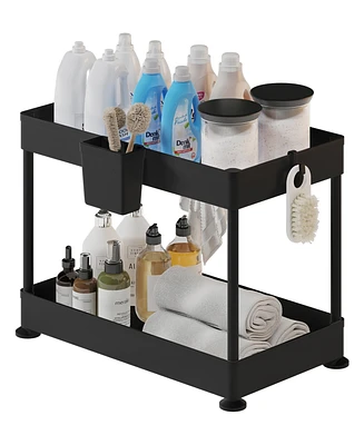 StorageBud Under Sink Bathroom & Kitchen Cabinet Organizer