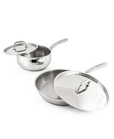 BergHOFF Belly Shape 12pc 18/10 Stainless Steel Cookware Set