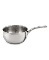 BergHOFF Belly Shape 18/10 Stainless Steel 8" Sauce Pan with Ss Lid, 3.2qt.