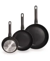 BergHOFF Leo Stone Cast Aluminum 3 Piece Non-Stick Fry Pan Set