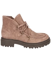 Bella Vita Women's Xandy Lace-Up Side Zip Ankle Booties