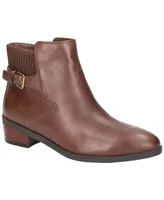 Bella Vita Women's Dora Side Buckle Inside Zip Ankle Booties