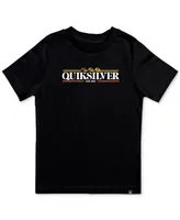 Quiksilver Big Boys Regular-Fit Gradient Lines Logo T-Shirt
