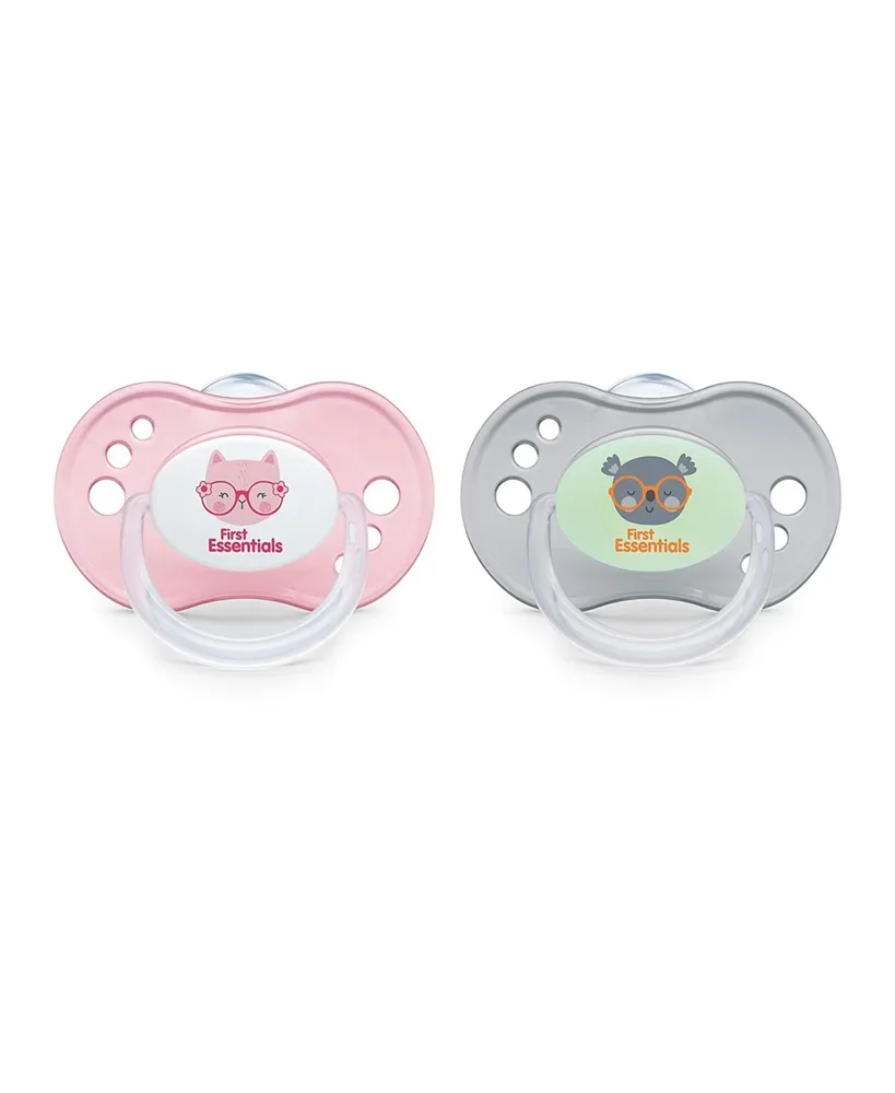 Nuk Baby First Essentials Pacifiers, 6-18 Months, 2 Pack