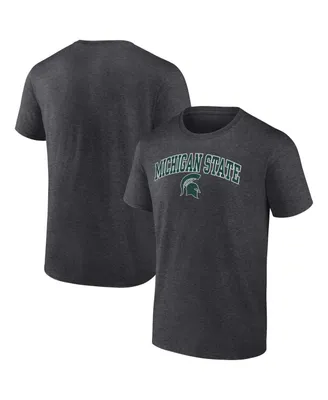 Men's Fanatics Heather Charcoal Michigan State Spartans Campus T-shirt