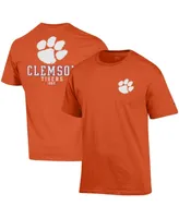 Men's Champion Orange Clemson Tigers Stack 2-Hit T-shirt