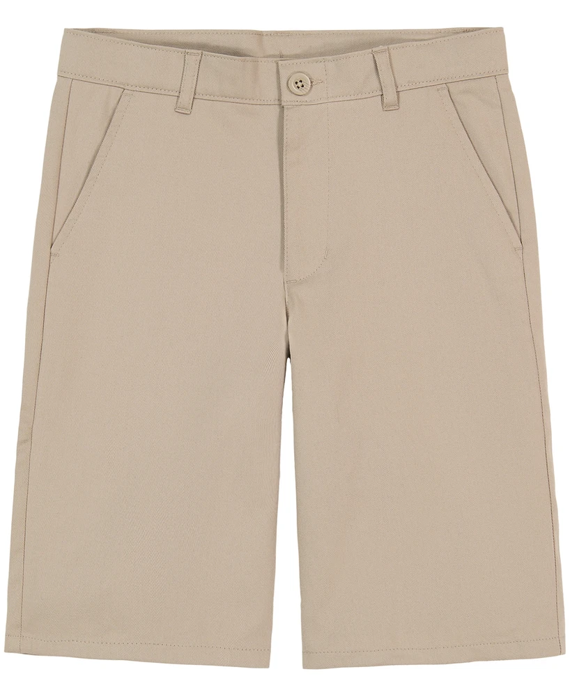 Nautica Big Boys Uniform Hunter Flat-Front Stretch Twill Shorts