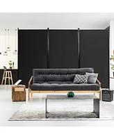 Costway 3-Panel Room Divider Folding Privacy Partition Screen for Office