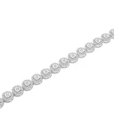 Wrapped in Love Diamond Tennis Bracelet (2 ct. t.w.) in Sterling Silver, Created for Macy's