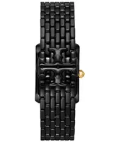 Tory Burch Women's The Eleanor Black-Tone Stainless Steel Bracelet Watch 25mm