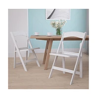 Folding Chair - Resin– 2 Pack 800Lb Weight Capacity Event