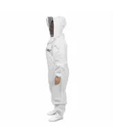 Honey Keeper Professional Cotton Full Body Beekeeping Suit with Self Supporting Veil Hood