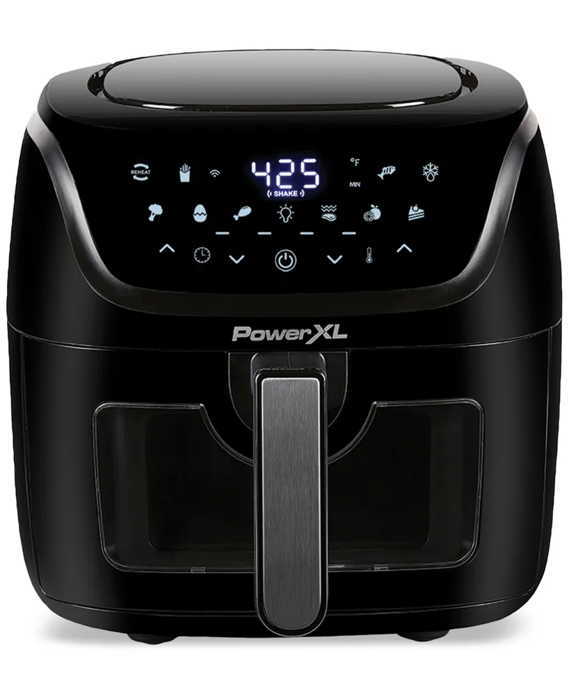 PowerXL 6 Quart Grill + Air Fryer Combo PXL-GAFC, Color: Black