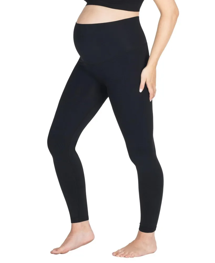 High Waisted Seamless Maternity Workout Leggings For Women